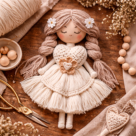 Кукла-макраме